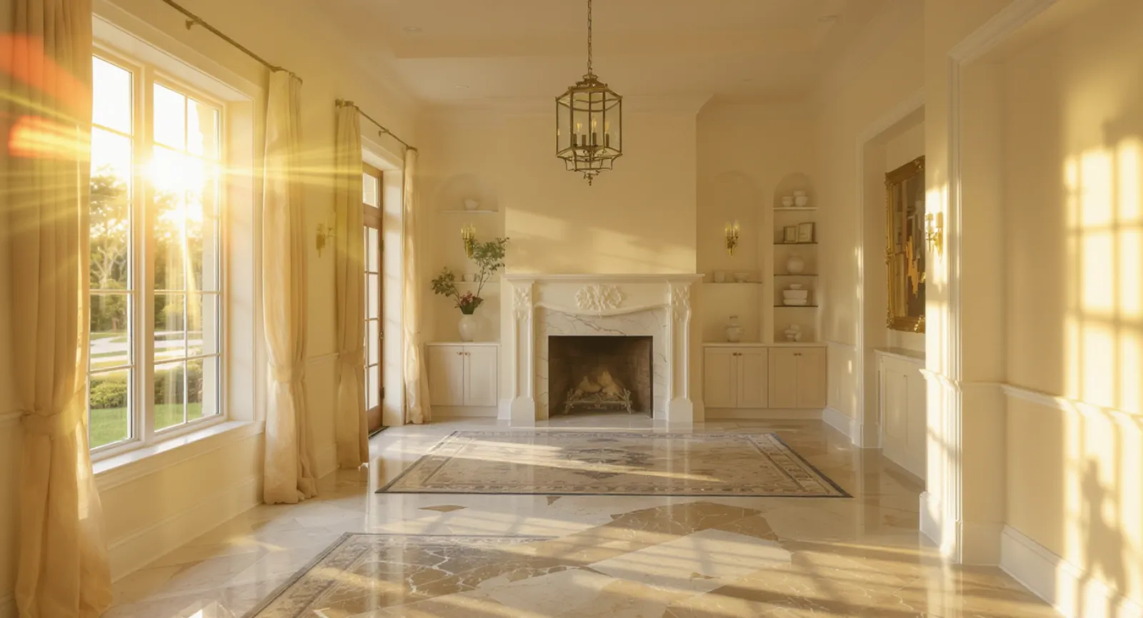 A freshly restored and rebuilt Florida home interior